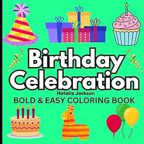 Birthday Celebration Coloring Book